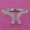 American Diamond Classic Kada with Rhodium Plating 2 Tone Plating