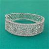 American Diamond Broad Kada with Rhodium Plating 2 Tone Plating