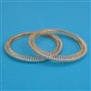 American Diamond Delicate Bangles with 2 Tone Plating