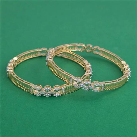 American Diamond 2 Pc with 2 Tone Plating