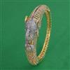 American Diamond Openable kada with 2 Tone Plating