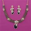 American Diamond Classic Necklace with 2 Tone Plating