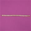 American Diamond Classic Bracelet with Rhodium Plating Gold Plating Mehndi Plating