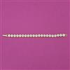 American Diamond Classic Bracelet with Rhodium Plating Gold Plating Mehndi Plating