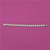 American Diamond Classic Bracelet with Rhodium Plating Gold Plating Mehndi Plating