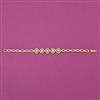 American Diamond Classic Bracelet with Rhodium Plating Gold Plating Mehndi Plating
