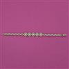 American Diamond Classic Bracelet with Rhodium Plating Gold Plating Mehndi Plating