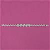 American Diamond Classic Bracelet with Rhodium Plating Gold Plating Mehndi Plating