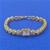 American Diamond Classic Bracelet with Rhodium Plating Gold Plating Mehndi Plating