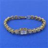 American Diamond Classic Bracelet with Rhodium Plating Gold Plating Mehndi Plating