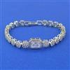 American Diamond Classic Bracelet with Rhodium Plating Gold Plating Mehndi Plating