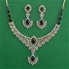 American Diamond Delicate Necklace with 2 Tone Plating