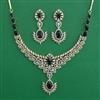 American Diamond Delicate Necklace with 2 Tone Plating