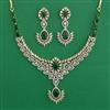 American Diamond Delicate Necklace with 2 Tone Plating
