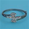 American Diamond Classic Kada with Black Plating