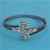 American Diamond Classic Kada with Black Plating