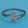 American Diamond Classic Kada with Black Plating