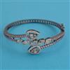 American Diamond Classic Kada with Black Plating