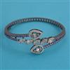 American Diamond Classic Kada with Black Plating