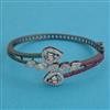 American Diamond Classic Kada with Black Plating