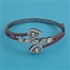 American Diamond Classic Kada with Black Plating