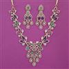 American Diamond Classic Necklace with Carat Plating