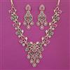 American Diamond Classic Necklace with Carat Plating