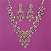 American Diamond Classic Necklace with Carat Plating