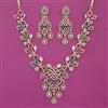 American Diamond Classic Necklace with Carat Plating