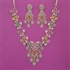 American Diamond Classic Necklace with Carat Plating