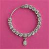 American Diamond Classic Nose Ring with Rhodium Plating 2 Tone Plating