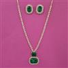 American Diamond Classic Necklace with Carat Plating
