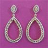 American Diamond Classic Earring with Rhodium Plating 2 Tone Plating Mehndi Plating Black Plating