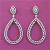 American Diamond Classic Earring with Rhodium Plating 2 Tone Plating Mehndi Plating Black Plating