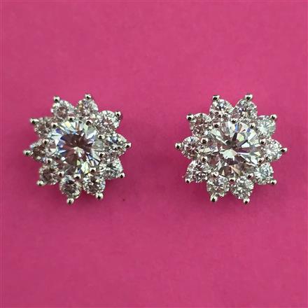 American Diamond Tops with Rhodium Plating 2 Tone Plating Mehndi Plating