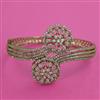 American Diamond Openable kada with Rhodium Plating 2 Tone Plating Mehndi Plating Carat Plating