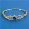 American Diamond Openable kada with 2 Tone Plating
