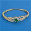 American Diamond Openable kada with 2 Tone Plating