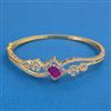 American Diamond Openable kada with 2 Tone Plating