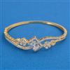 American Diamond Openable kada with 2 Tone Plating