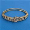 American Diamond Openable kada with Mehndi Plating