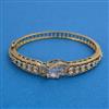 American Diamond Openable kada with Mehndi Plating