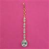 American Diamond Classic Tikka with Rhodium Plating