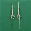 American Diamond Classic Earring with 2 Tone Plating