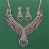 American Diamond Classic Necklace with Carat Plating