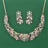 American Diamond Classic Necklace with Carat Plating