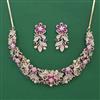 American Diamond Classic Necklace with Carat Plating