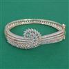 American Diamond Openable kada with Rhodium Plating 2 Tone Plating Mehndi Plating Carat Plating