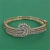 American Diamond Openable kada with Rhodium Plating 2 Tone Plating Mehndi Plating Carat Plating
