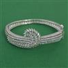 American Diamond Openable kada with Rhodium Plating 2 Tone Plating Mehndi Plating Carat Plating